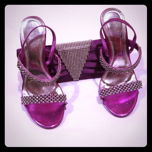 Bundled Purple Purse and Matching DONATED - Picture 2 of 8